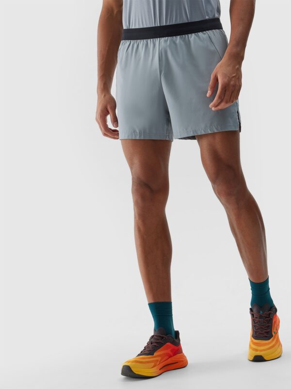 4F Spodenki do biegania szybkoschnące męskie - szare