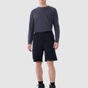 4F Spodnie trekkingowe 2w1 męskie - czarne