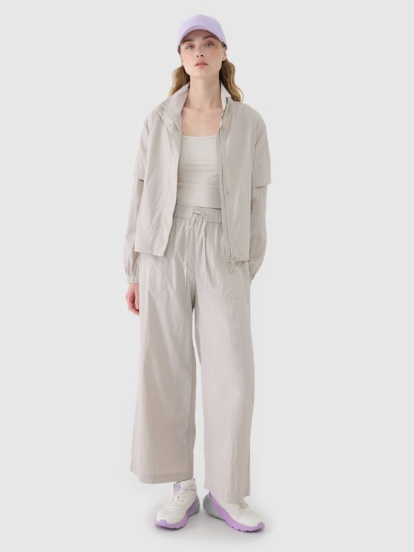 4F Kurtka przejściowa damska - beżowa