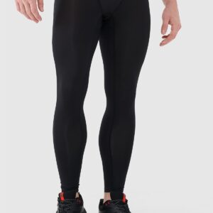 4F Legginsy treningowe męskie - czarne