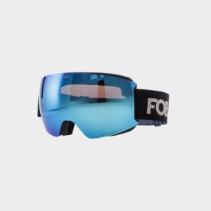 4F Gogle snowboardowe z multibarwną powłoką uniseks - czarne