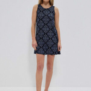 Letnia sukienka na ramiączkach granatowa