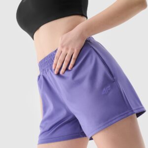 4F Spodenki treningowe szybkoschnące damskie - granatowe