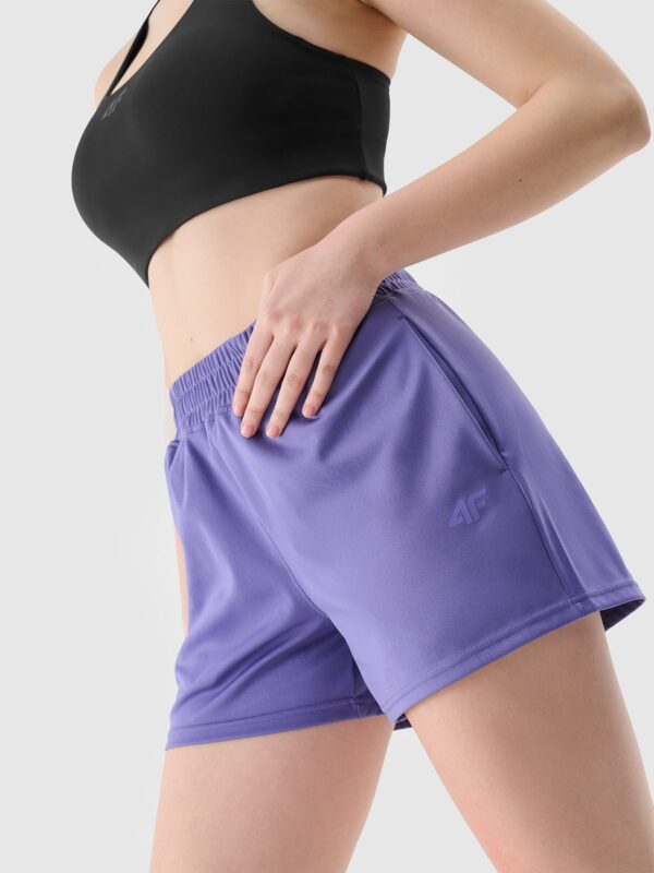 533bf2db439820c4a823189737eacd6ae3a13619 4F Spodenki treningowe szybkoschnące damskie - granatowe