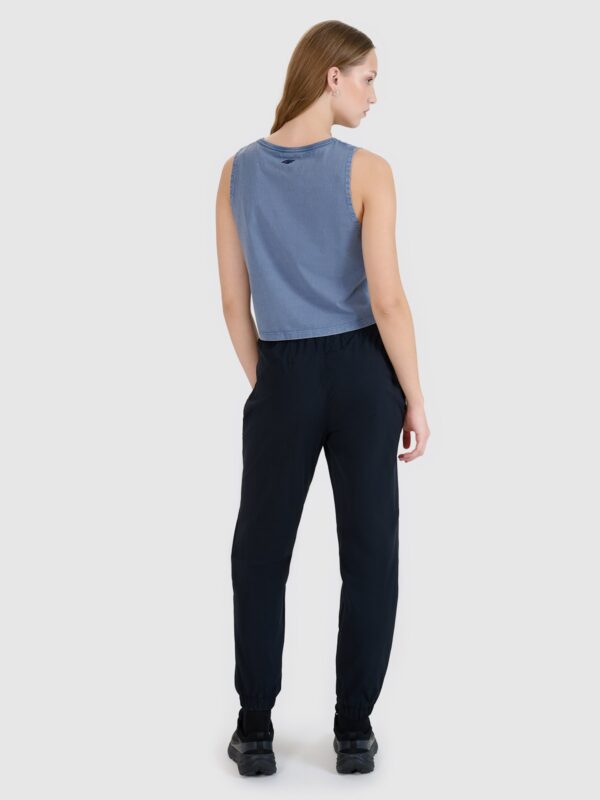 4F Spodnie casual damskie - czarne