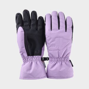 4F Rękawice narciarskie Thinsulate damskie - fioletowe