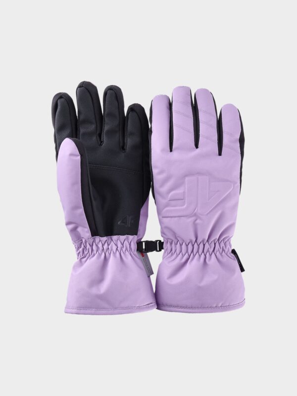 53ff766870a31df7adc261619332eccadfef1622 4F Rękawice narciarskie Thinsulate damskie - fioletowe