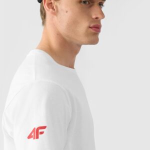 4F Koszulka kibica męska - biała