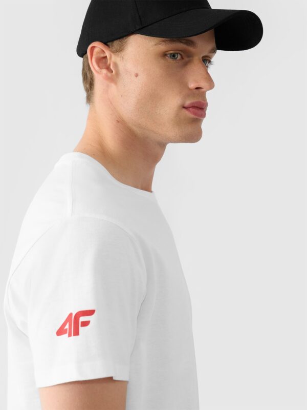 4F Koszulka kibica męska - biała