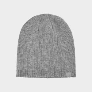 4F Czapka zimowa męska - szara