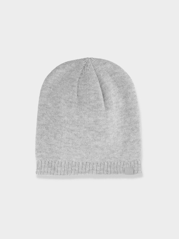 4F Czapka zimowa damska - szara