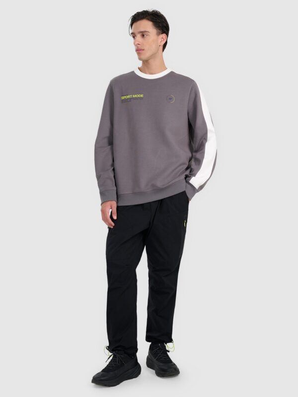 4F Bluza dresowa nierozpinana bez kaptura męska - szara