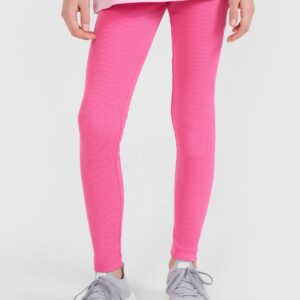 4F Legginsy dzianinowe dziewczęce - różowe 164 (13-14 lat)