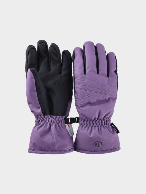 55824e4a11077c62018e3e2db4fe6a08c6bd1416 4F Rękawice narciarskie Thinsulate damskie - fioletowe