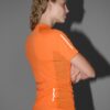 4F Koszulka rowerowa damska - pomarańczowa