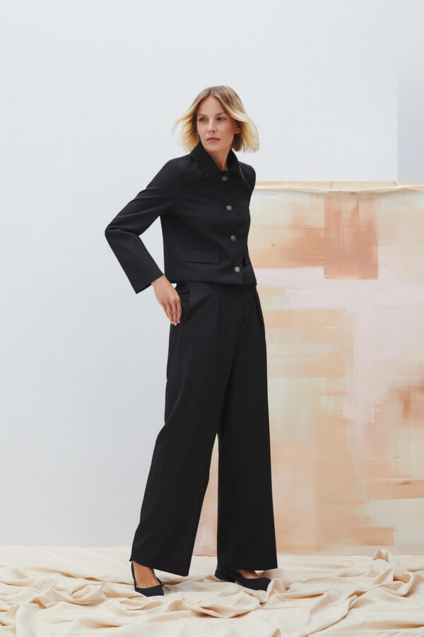 Elegancki garnitur czarny