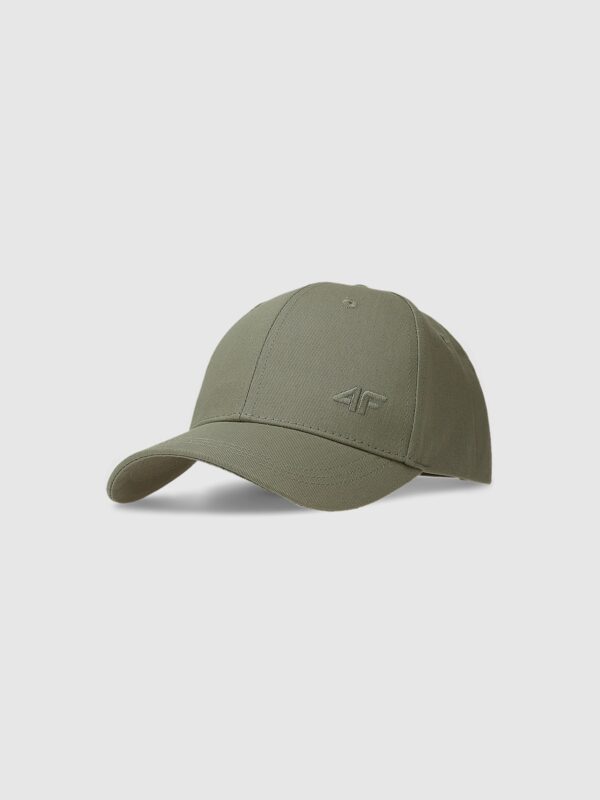 4F Czapka z daszkiem strapback uniseks - khaki
