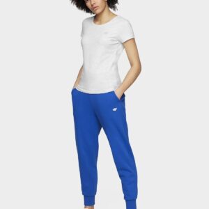 4F T-shirt slim gładki damski