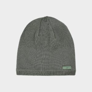 4F Czapka zimowa męska - khaki