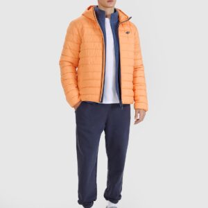 4F Kurtka puchowa z wypełnieniem syntetycznym męska - pomarańczowa