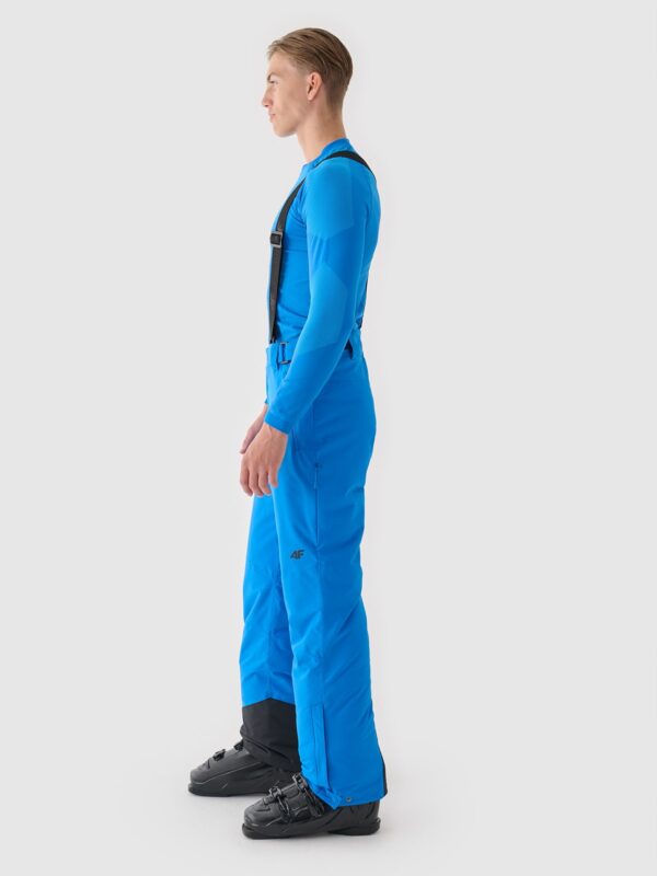 58bdf326a04c2795c7b4f06caf6e5853b9b7d2fe 4F Spodnie narciarskie z szelkami membrana 10000 męskie - niebieskie
