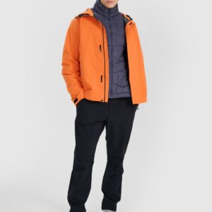 4F Kurtka trekkingowa membrana 15000 męska - pomarańczowa