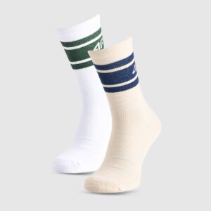 4F Skarpety casual za kostkę (2-pack) damskie - multikolor