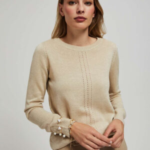 5a2347a4651ee7f5c779edc8f327c388a6bdead2 Sweter z ażurowym zdobienie