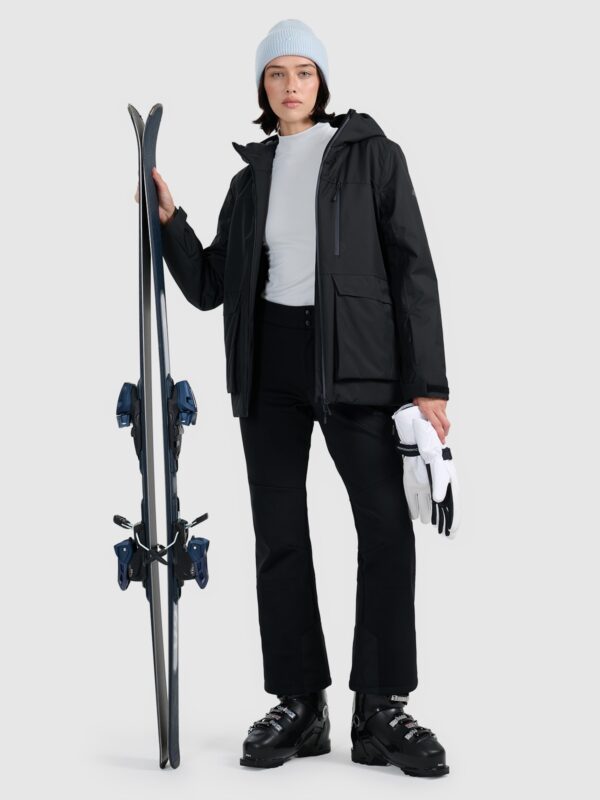 5af794c073e5837b25c75bbd323f32631c22dac7 4F Kurtka narciarska membrana 8000 damska - czarna