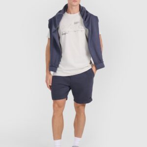 4F T-shirt regular z nadrukiem męski - szary