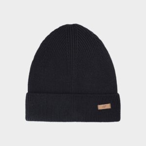 4F Czapka zimowa męska - czarna