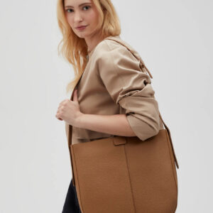 Torebka średniej wielkości brązowa