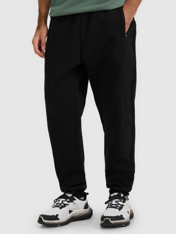 4F Spodnie dresowe joggery męskie - czarne