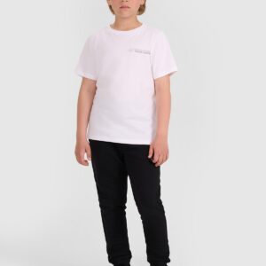 5ea15d99288dcb3bedd3a3012872453099877f11 4F T-shirt regular z nadrukiem chłopięcy - biały 146 (10-11 lat)