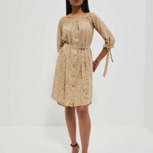 Sukienka z delikatnym nadrukie