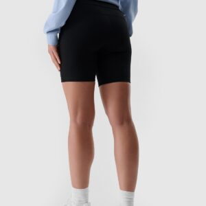 4F Legginsy krótkie damskie - czarne