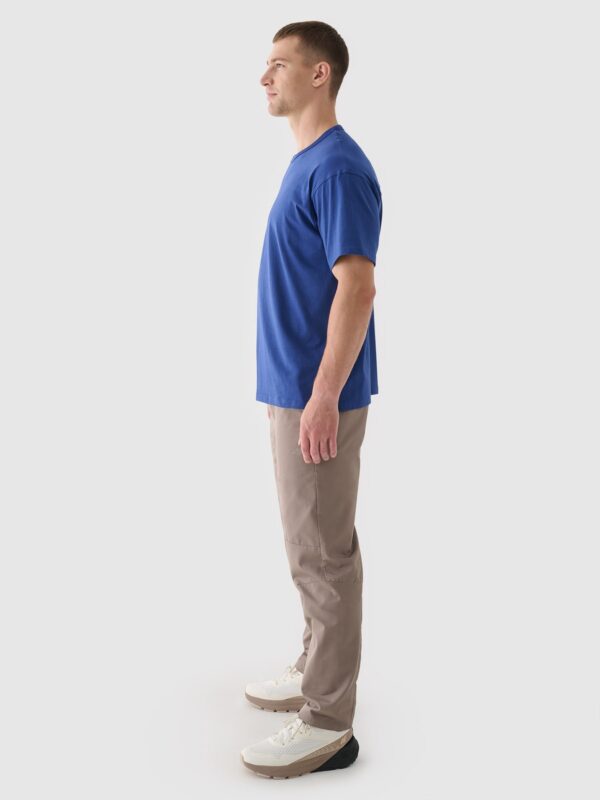 4F Spodnie casual męskie - brązowe