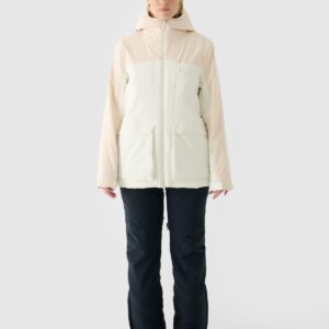 4F Kurtka narciarska membrana NeoDry 8000 damska - beżowa