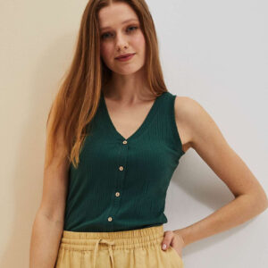 60425a5bf2b7ad2a205893358b02ece2ad208e17 Prążkowany top malahitowy