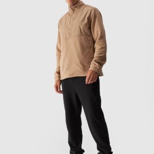 4F Polar ze stójką regular męski - beżowy