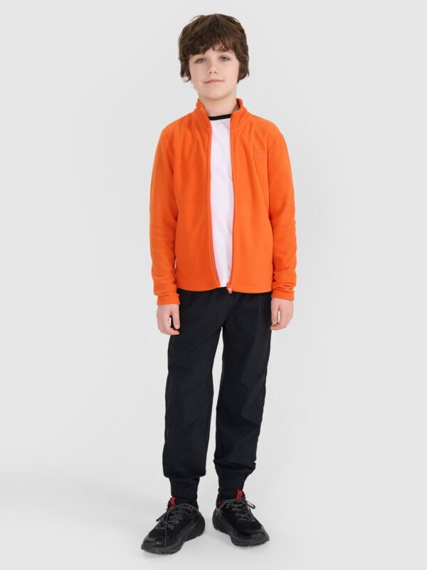 4F Polar regular ze stójką chłopięcy - pomarańczowy 128 (7-8 lat)