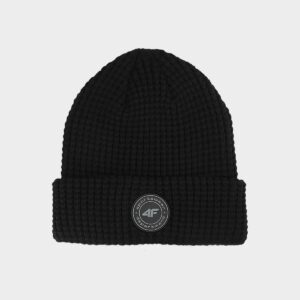 4F Czapka zimowa chłopięca - czarna