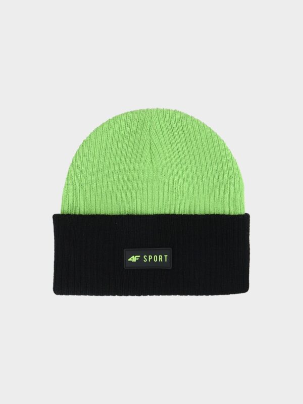 4F Czapka zimowa chłopięca - zielona