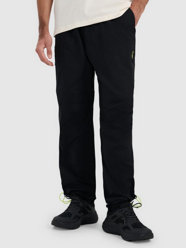 4F Spodnie casual męskie - czarne