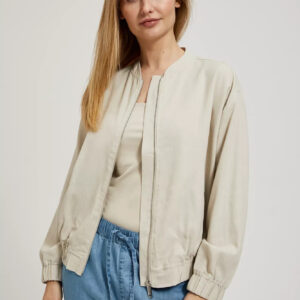 Kurtka bomberka beżowa