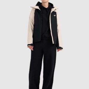 4F Kurtka przejściowa membrana 5000 damska - beżowa