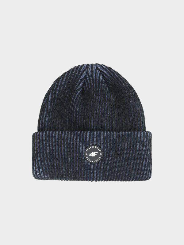 4F Czapka zimowa chłopięca - czarna
