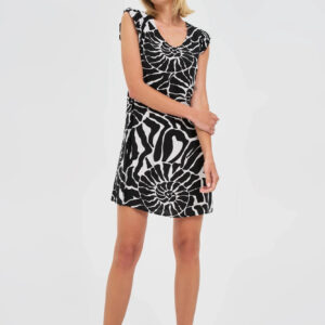 Sukienka z wiskozy czarna