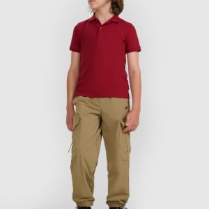 642e5af988cbef098270b211ccf92f917941e15e 4F Koszulka polo regular chłopięca - czerwona 158 (12-13 lat)