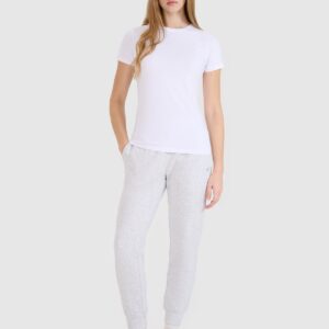 64fe0341e7d4b3d6066e3f362d00a50ce8dc0f2a 4F T-shirt slim gładki damski (2-pack) - multikolor